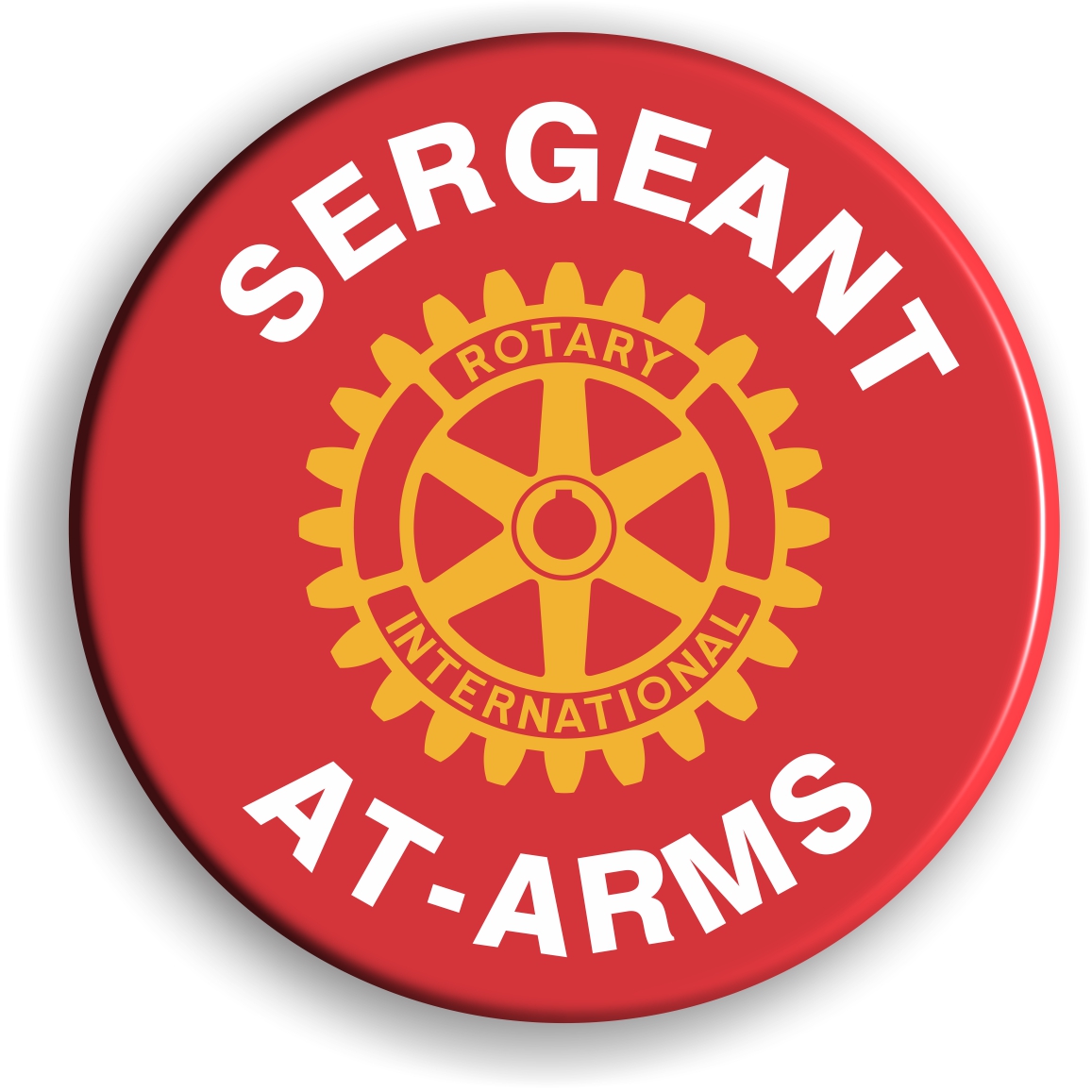 Rotary Sergeant At Arms Button
